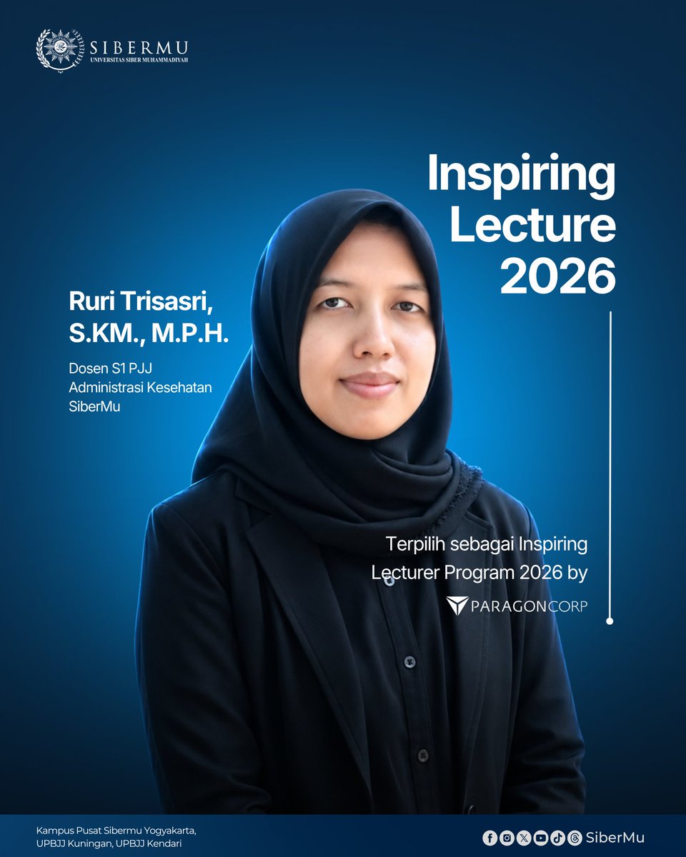 sibermu's tweet photo. Pencapaian ini menjadi bukti bahwa peran dosen tidak hanya sebatas menyampaikan ilmu di ruang kelas, tetapi juga menginspirasi, membimbing, dan memberikan dampak positif bagi perkembangan mahasiswa serta masyarakat. ✨ https://t.co/EtW1YkMn68