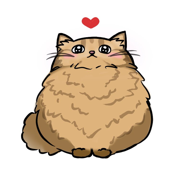 Libuiro's tweet photo. ラクガキ。可愛い？
#猫 #イラスト #もふもふ https://t.co/BY4Zk7MTgB