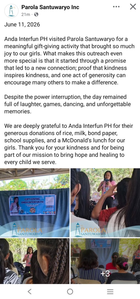 anda_interfunph's tweet photo. Together, we make difference.🤍🙏
Parola santuwaryo fb page update🥰
@AndaAnunta 

ANDA PRIDE IN SKY 30
#andaanunta
#ท้องฟ้าของอันดา https://t.co/PHSeoM4izv