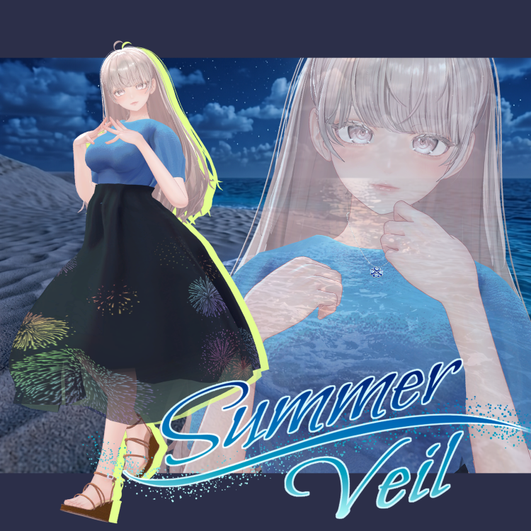 modatelier17's tweet photo. ✨ 新作衣装リリース予告 & RPキャンペーン ✨

【summer Veil】

📅 7月9日(木) よりBOOTHにて販売開始いたします！
たくさんの方に着ていただけると嬉しいです✨

🎁 #プレゼントキャンペーン 🎁
発売を記念して、抽選で【3名様】に新作衣装をプレゼント！

▼応募方法
① 本アカウント（ @modatelier17 ）をフォロー
② この投稿をリポスト（RP）

⏳応募期間：7月7日(火) 23:59 まで

#VRChat #modatelier