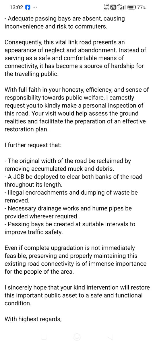 sohil_ibrahim's tweet photo. A humble submission in behalf of the public of Neel Valley, Su.Division Ramsoo @OmarAbdullah @Surinderch55 @sajjadshaheen @dcramban @GreaterKashmir https://t.co/jEaJZCXHSg