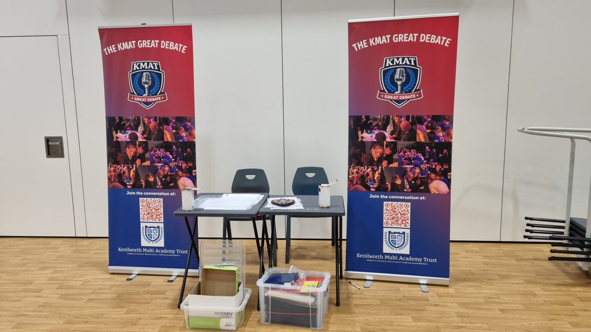 KenilworthMAT's tweet photo. Today we're hosting the KMAT Great Debate – Feed the Debate at Kenilworth School and Sixth Form.

Eight local primary schools will be taking part, giving pupils their first experience of competitive debating. https://t.co/BfO4q0Nn1h