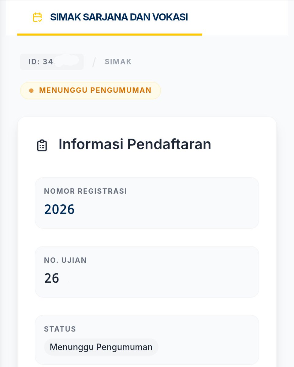 Jaydrer's tweet photo. akhirnya yang ditunggu-tunggu 💛🥺💛 bismillah semoga ada namaku di daftar yang lulus seleksi simak ui di tahun 2026 itu, in this life ya ui 🫶 https://t.co/RH0WL14Jog