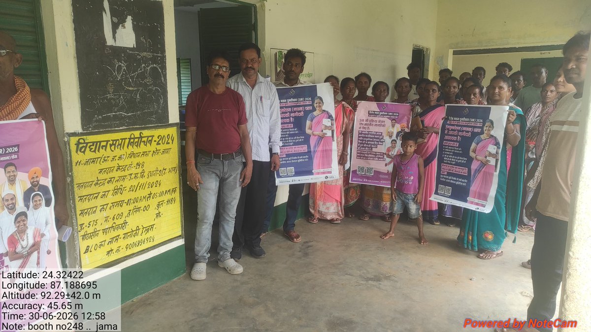 Avnish_kumar9's tweet photo. #SIR2026
#Jharkhand
#JamaAC11
#ElectionCommission https://t.co/yqMwomYart