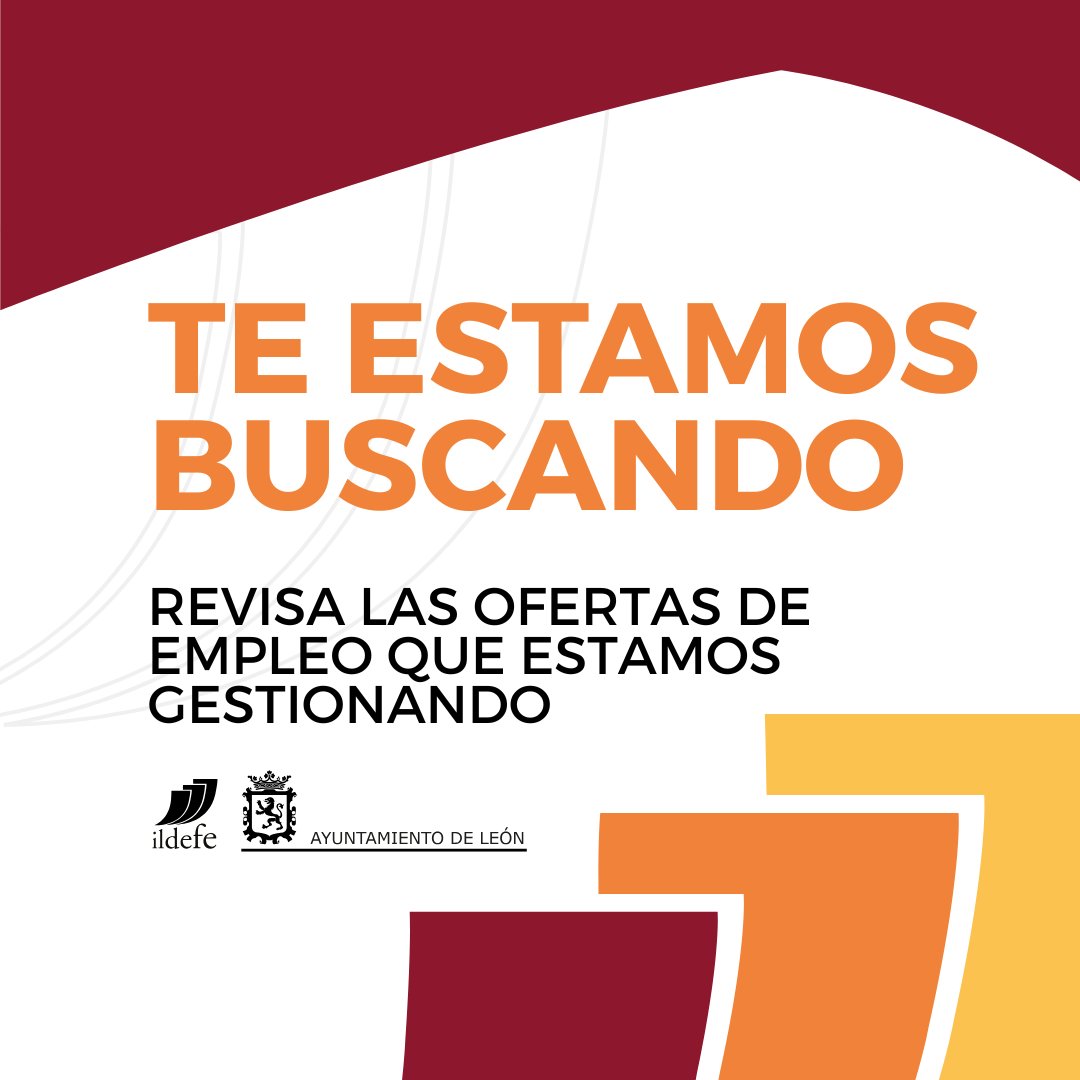 Ildefe's tweet photo. 📢 ¿Buscas trabajo o conoces a alguien que lo haga?

Nuevas ofertas de empleo:

👷 Albañilería | 📦 Almacén | 🔧 Mantenimiento | 👨‍🍳 Cocina y sala | 💻 Firmware | 👨‍💻 Software Senior | 🖥️ Sistemas | 🤖 IA

🔗 Más info en la respuesta a este Tweet. ¡Comparte!

@LeonAyto @Leonjoven https://t.co/DoHx1AeEj9