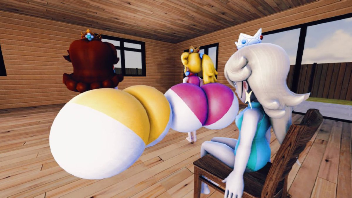 a_chipmunk45582's tweet photo. Princess Peach &amp; Princess Daisy Booty Cheeks ~ ♥️ https://t.co/qXcI0ERzEd