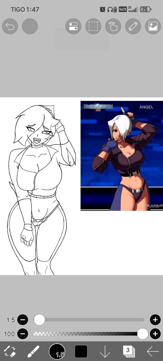 DARKSIDEART_502's tweet photo. @Clovmoon Un personaje de Blawl star con la vestimenta de ángel ya que tiene similitud en el pelo pero me quedo raro xd https://t.co/32jT7C3IaX