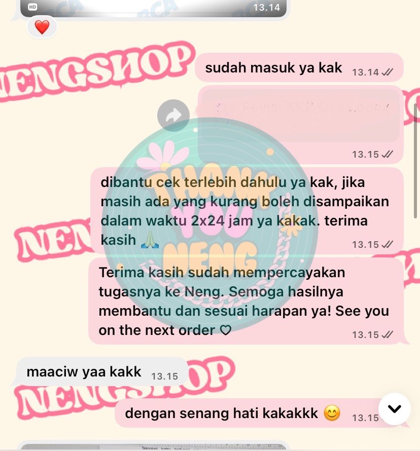 enengeulis's tweet photo. TESTIMONI JASA FORMATTING NOMOR HALAMAN✅ #Thankyou_Neng (30/06/26) https://t.co/iej6KfVvzk