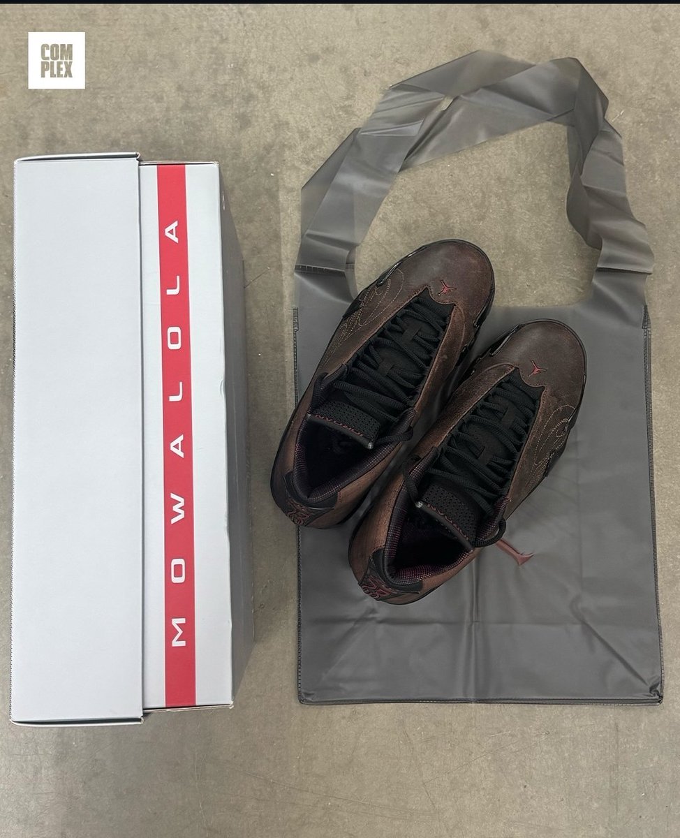 wtftarki's tweet photo. First look at the Mowalola x Air Jordan 14, set to drop September 2026. https://t.co/VmL7IZrsnu