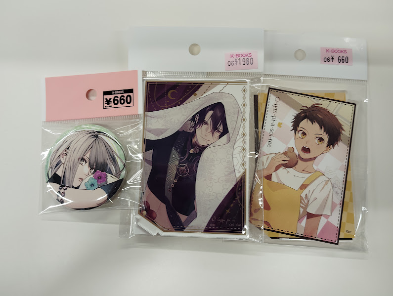 入荷情報】 「オランピアソワレ」カードやアクリルスタンド等が入荷