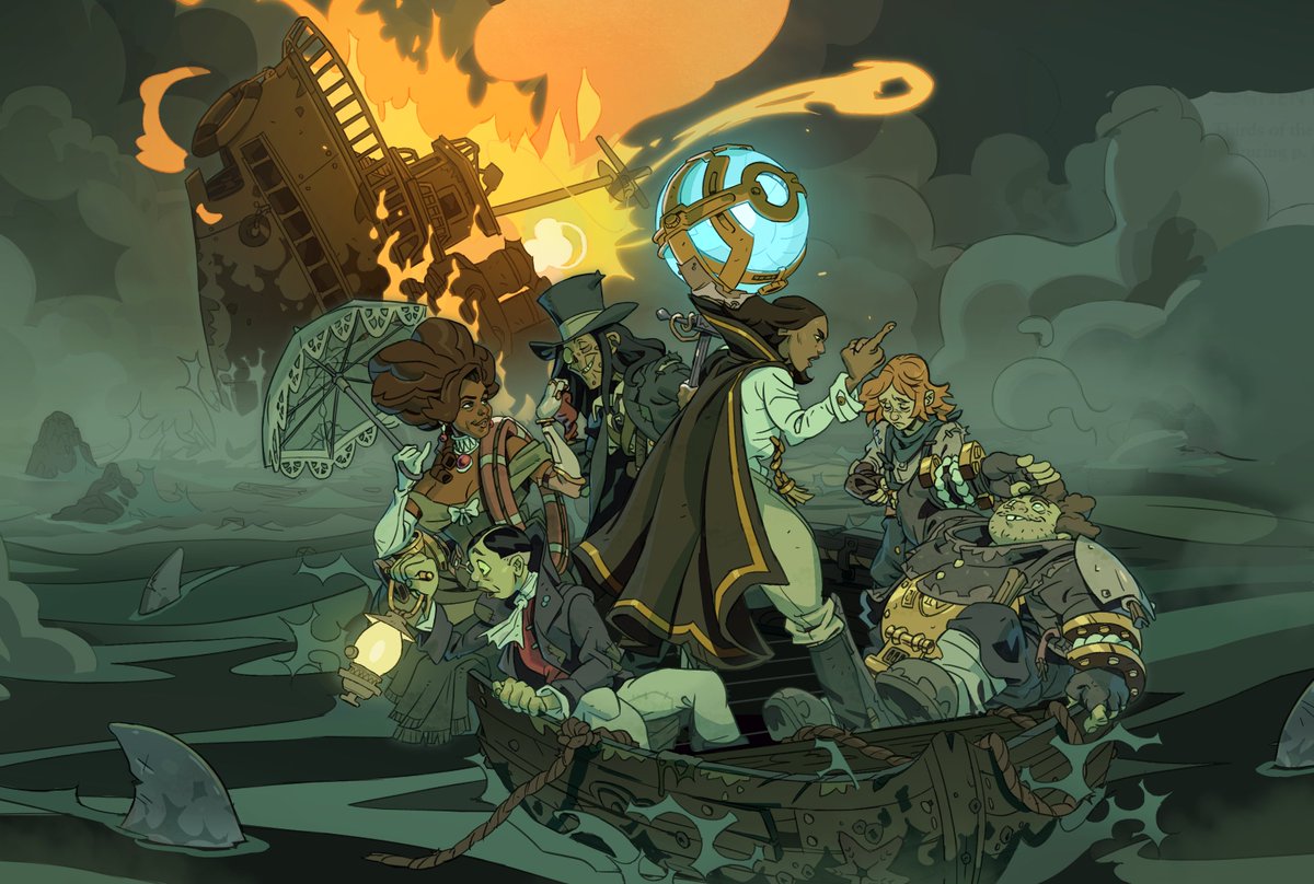 TimboTheChamp's tweet photo. Some Art I did for Time Without Tide: Mirth &amp; Misery by Chaosium Check out the Campaign https://t.co/GVAv7nq21n https://t.co/g1Y4d0r780
