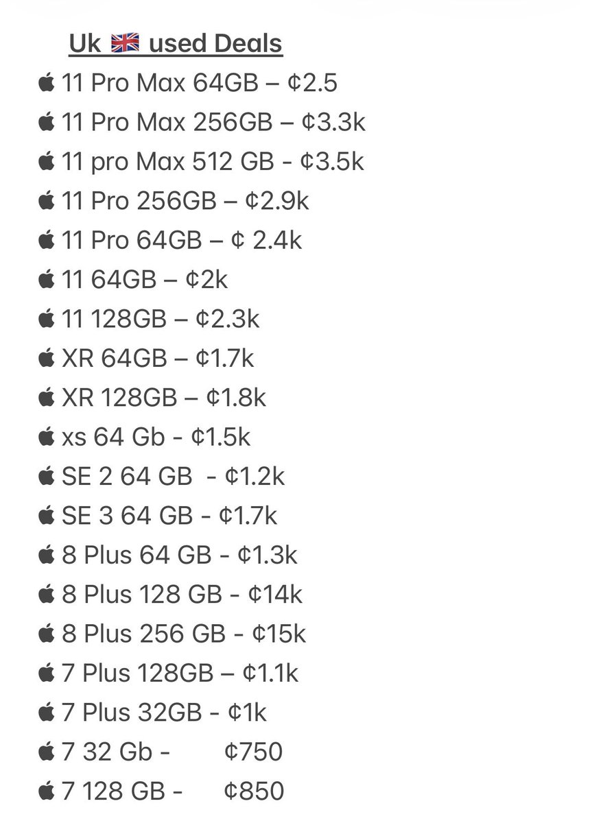 icloudpalace's tweet photo. iCloud Palace PREOWNED,  BRAND NEW (📦) and E- SIM (USA 🇺🇸) iPhones, Samsung REDMI and ViVo Price List. 

Lifetime Warranty For All Devices

Nationwide Delivery 🚚 

Kindly REPOST Our Hustle. 🙏🙏🙏 https://t.co/enmAeYFdrx