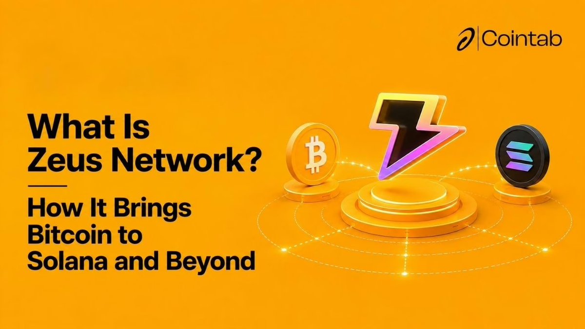 CoinTabNews's tweet photo. $BTC on Solana is exactly what @ZeusNetworkHQ is making possible.

The project is building infrastructure to unlock native BTC liquidity on Solana.

Here's how it works👇🏾 https://t.co/D2ijzn3gNA