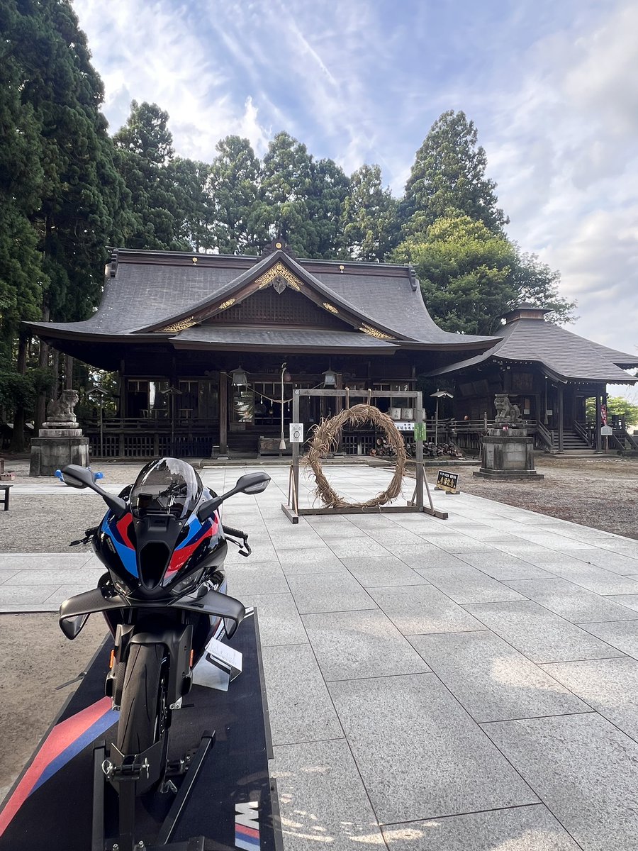 ningyoshi_hana's tweet photo. 夏越大祓は、長井市のバイク神社🏍️こと
『總宮神社』で。 https://t.co/9i0OAGZmXY