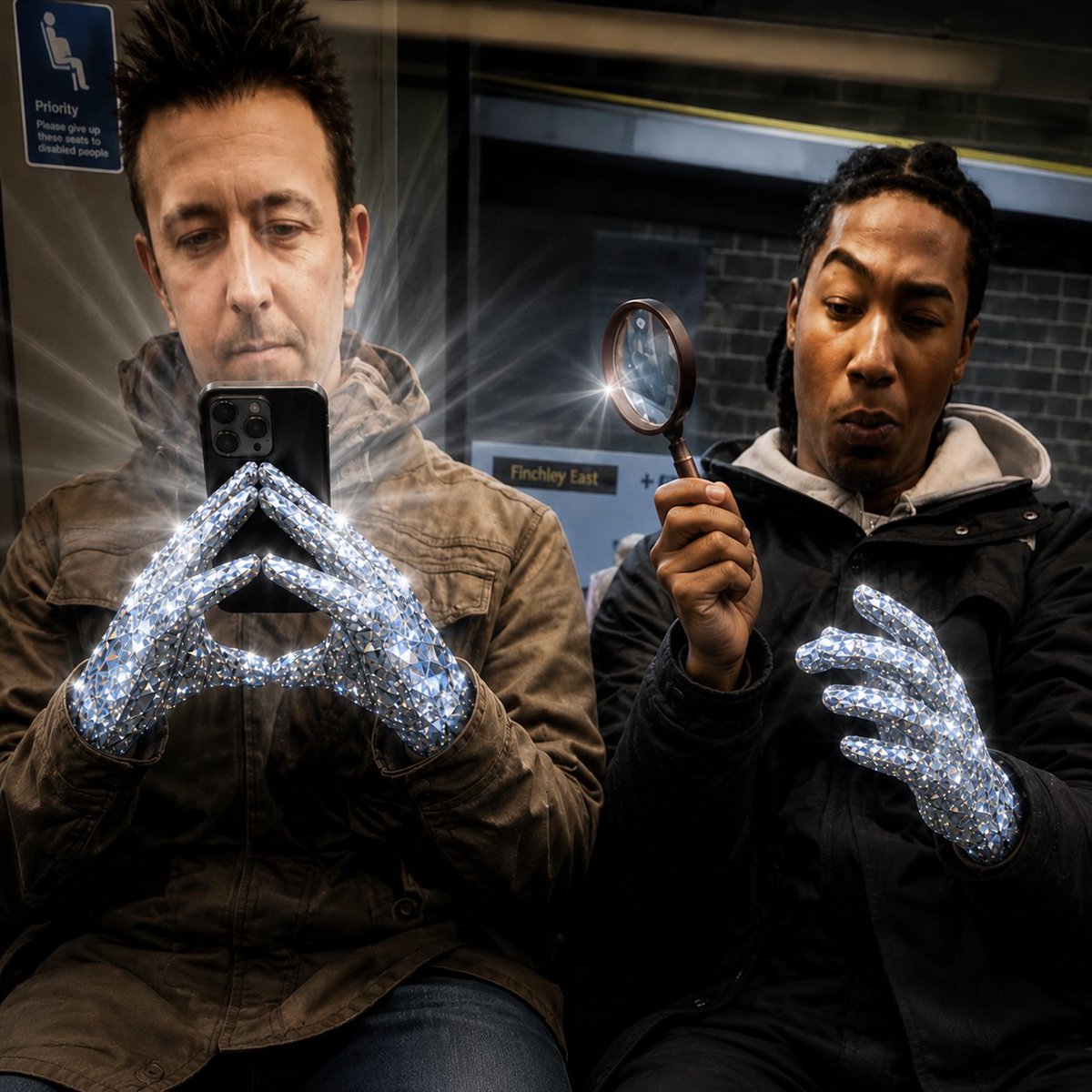 diamondhandspf's tweet photo. I wonder what they're always looking at on their phones $DIAMOND https://t.co/CCE2pjAdg9