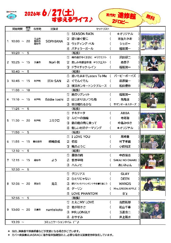 sumaerupj's tweet photo. 最後はセットリストに
無いリクエスト演奏も・・・🎶🤗 https://t.co/Qs8pAi2Sw9