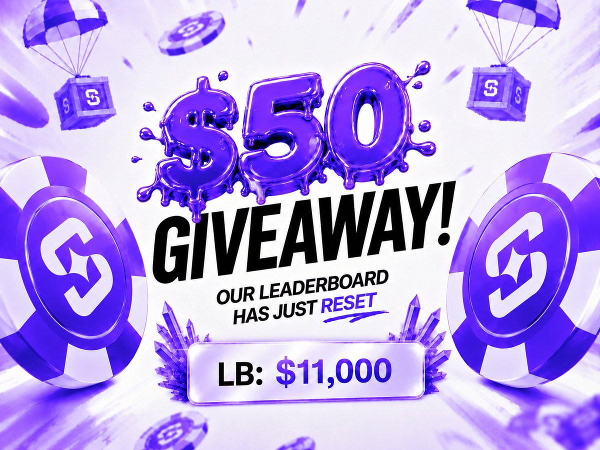 OgMuta's tweet photo. 💜 $50 Giveaway
👾 2 Winners
⏰ 24 Hours
🏆 $11,000 Leaderboard Reset

Winners move first. ⚡ https://t.co/uhMM4dmKBf