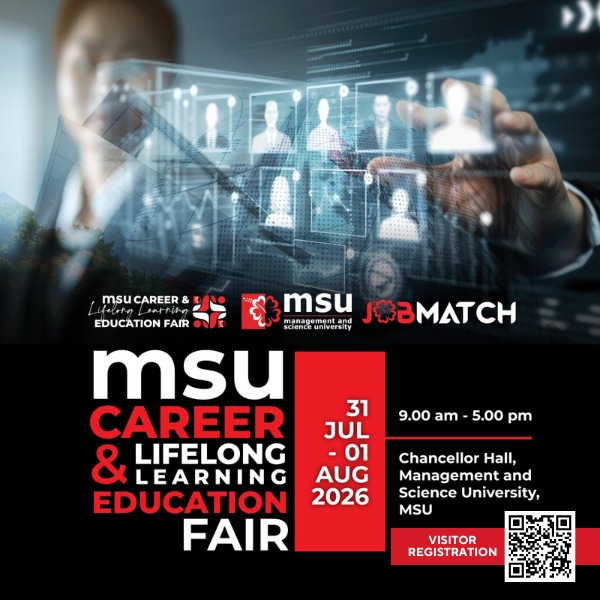 msuacademy's tweet photo. This event is open to everyone including:
✨ MSU final-year students
🎓 MSU alumni
🏫 Students &amp; graduates from other institutions
💼 Professionals
🌱 Lifelong learners &amp; the public

Scan the QR Code or register here:
https://t.co/TnX89StSSu

#MSUCEF2026 #MSUMalaysia #MSUAcademy https://t.co/4ktiW01DIc