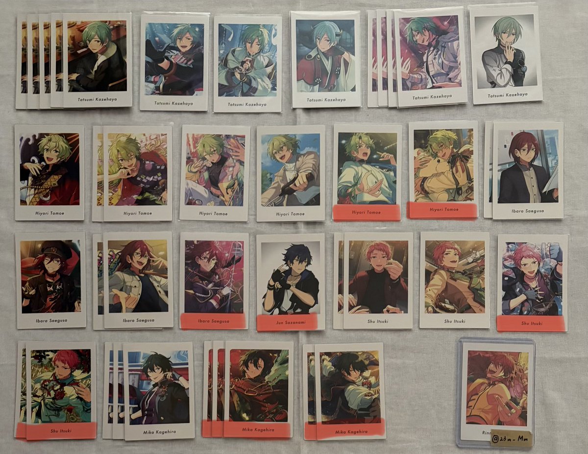 23m_Mm's tweet photo. あんスタ ぱしゃっつ ぱしゃこれ 交換 譲渡

譲 fine Trickstar 流星隊 ALKALOID Eden Valkyrie

求 画像11.12.13👑 or 90円(+送料)

最終に条件あります。 https://t.co/z5VqftFLyz