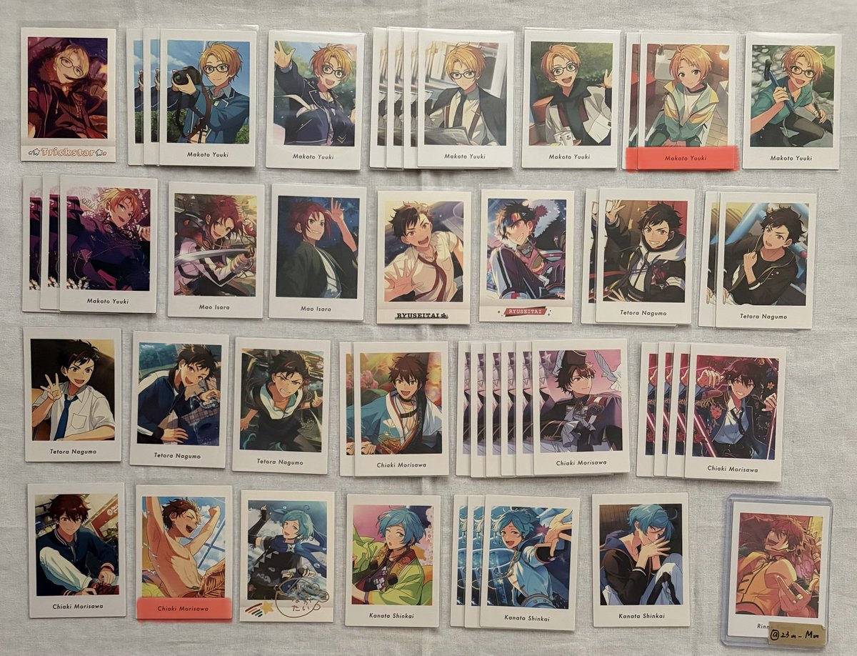 23m_Mm's tweet photo. あんスタ ぱしゃっつ ぱしゃこれ 交換 譲渡

譲 fine Trickstar 流星隊 ALKALOID Eden Valkyrie

求 画像11.12.13👑 or 90円(+送料)

最終に条件あります。 https://t.co/z5VqftFLyz