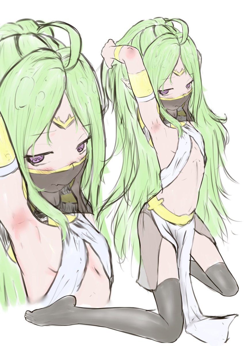 harukanya_to's tweet photo. 尖耳エジプト娘のノノちゃんを再掲 https://t.co/bts8e1Zxk0