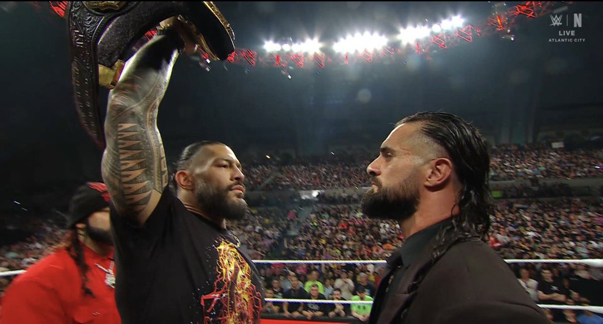 mondaynightrol's tweet photo. Hello Brother I’ll see you (for my title that I never lost) at SummerSlam https://t.co/uTEGeGE0ZE