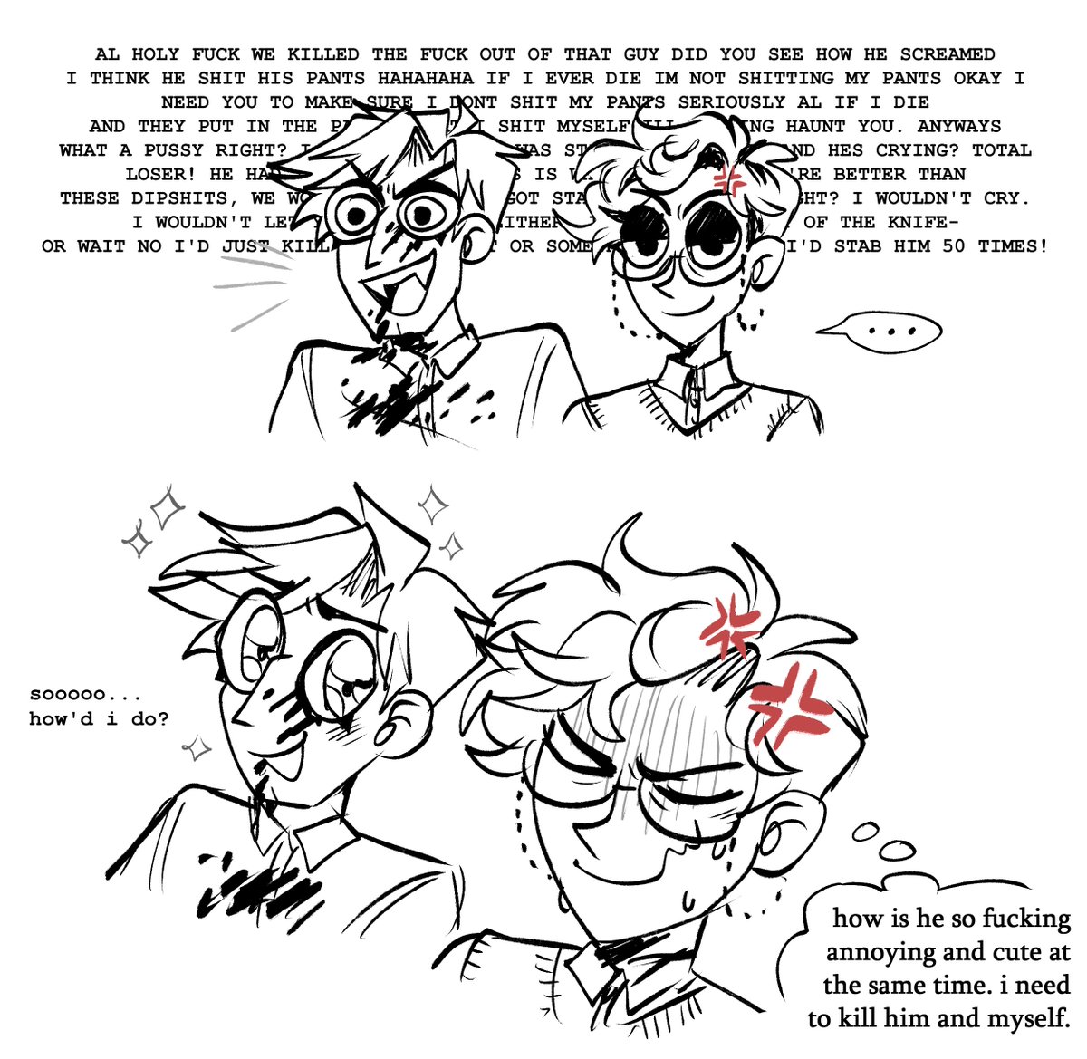 v0xcent's tweet photo. i have such a soft spot for older mentor alastor x younger apprentice vincent https://t.co/x7gavmKPWx