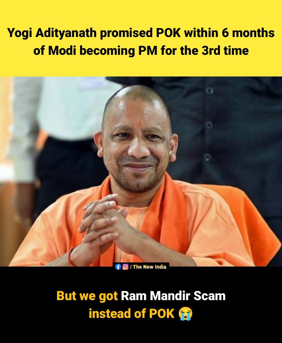 DocRGM_'s tweet photo. Promise was to capture PoK

They just captured Golak of Shri Ram https://t.co/ggajAh4IlO