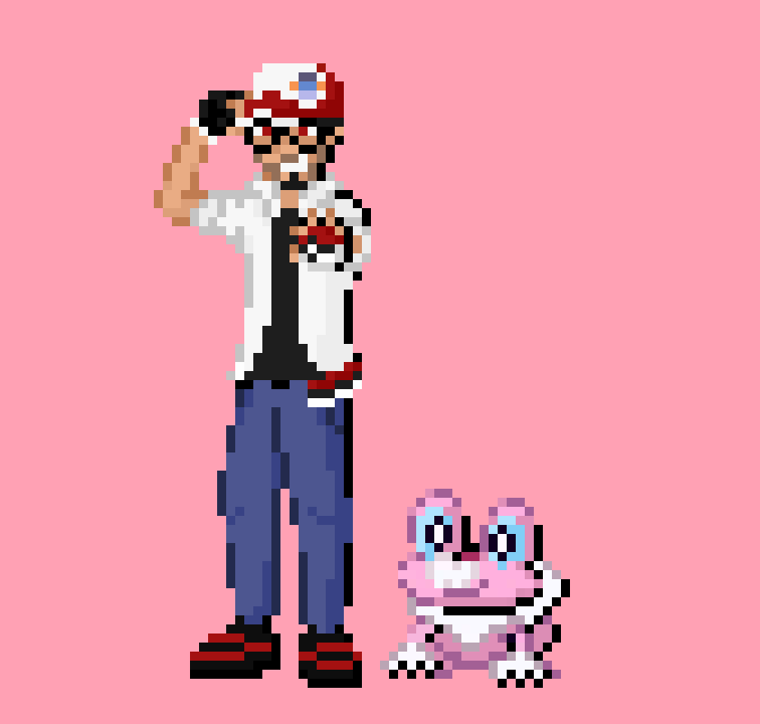 ezmariou's tweet photo. pixel art de @Red_Corne con su Froakie de la Pink Crown Cup :D
Este evento me hizo conocerlo y tiene videos bastante interesantes, muy recomendados🗿 https://t.co/0fTBtga66n
