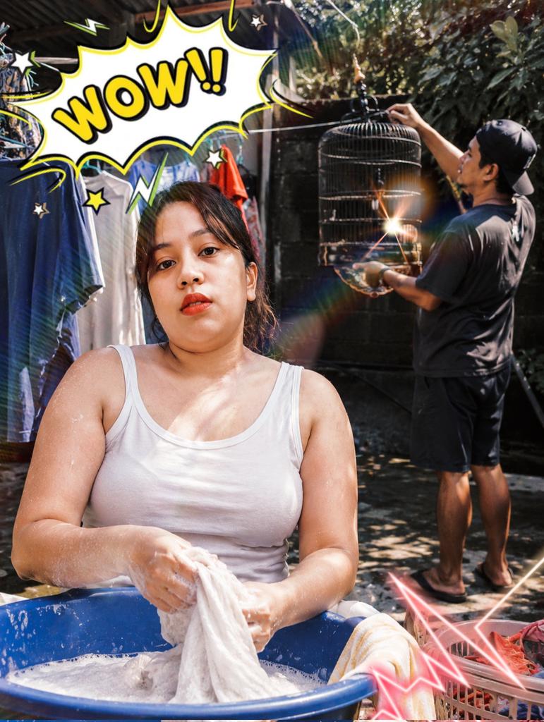 TekkoYiyin's tweet photo. Kagak tega liat Sena cuci baju sendirian. Abis mepe manok tetangga baik hati ini bantuin obok obok 🤤🥰

https://t.co/Q8hbY6Wcqz https://t.co/c5v3g6LXdv