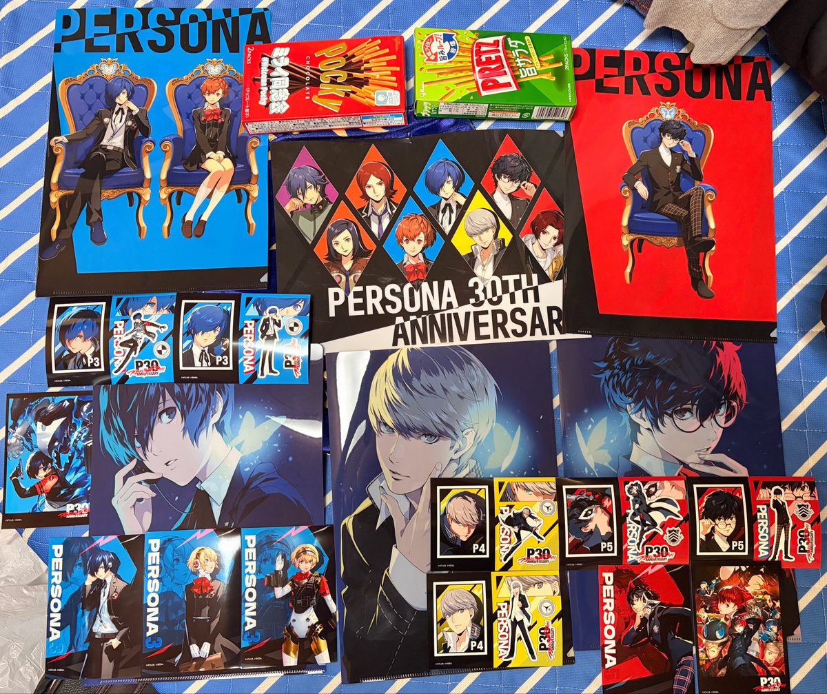ローソンでクリアファイルを頂戴した!!! 駄菓子菓子、アクリルスタンド