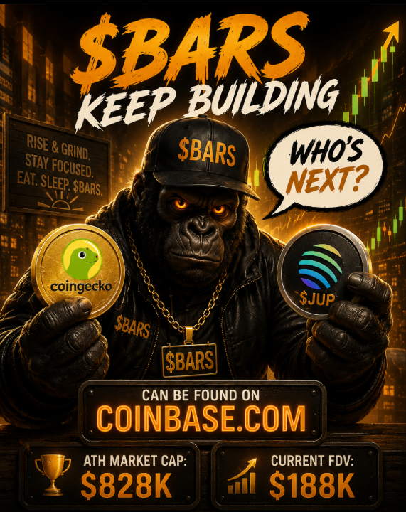 CHEESEWIZSLAPZ's tweet photo. whos next to list $BARS or join the movement?
https://t.co/pwMMlL0iqP 
https://t.co/ZlRuBup7ZM
https://t.co/2jRviq5h3o
@BARSdev https://t.co/bvYIg230eN