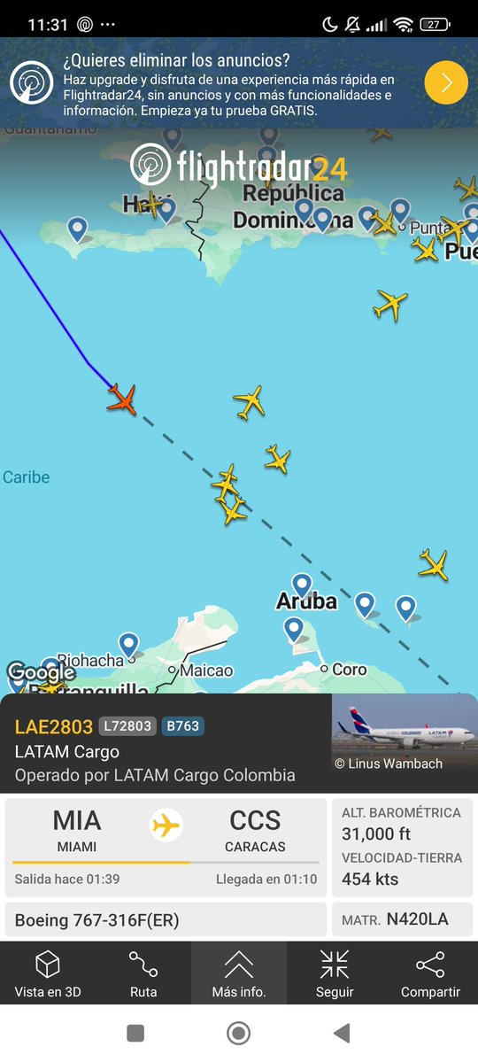 ospaz23's tweet photo. En Camino la ayuda desde Miami #venezuela #LaGuaira #caracas #sismo #terremoto https://t.co/aAcXlhfCTs