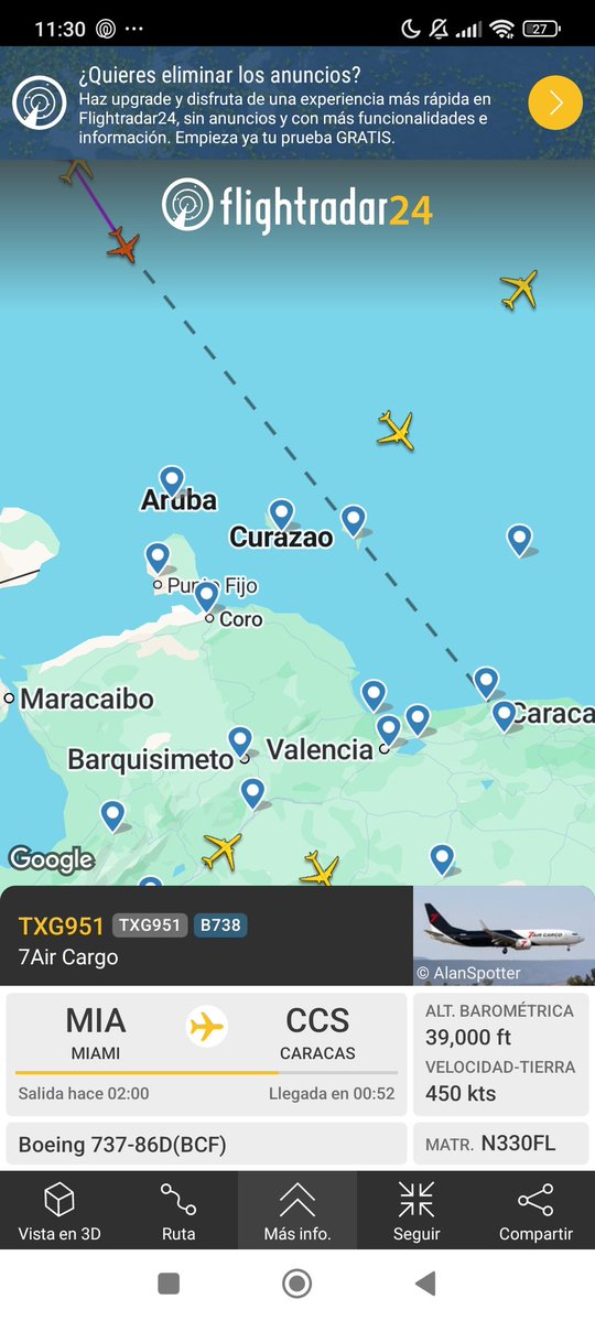 ospaz23's tweet photo. En Camino 2do Avión  la ayuda desde Miami #venezuela #LaGuaira #caracas #sismo #terremoto https://t.co/HaTonN0mwV
