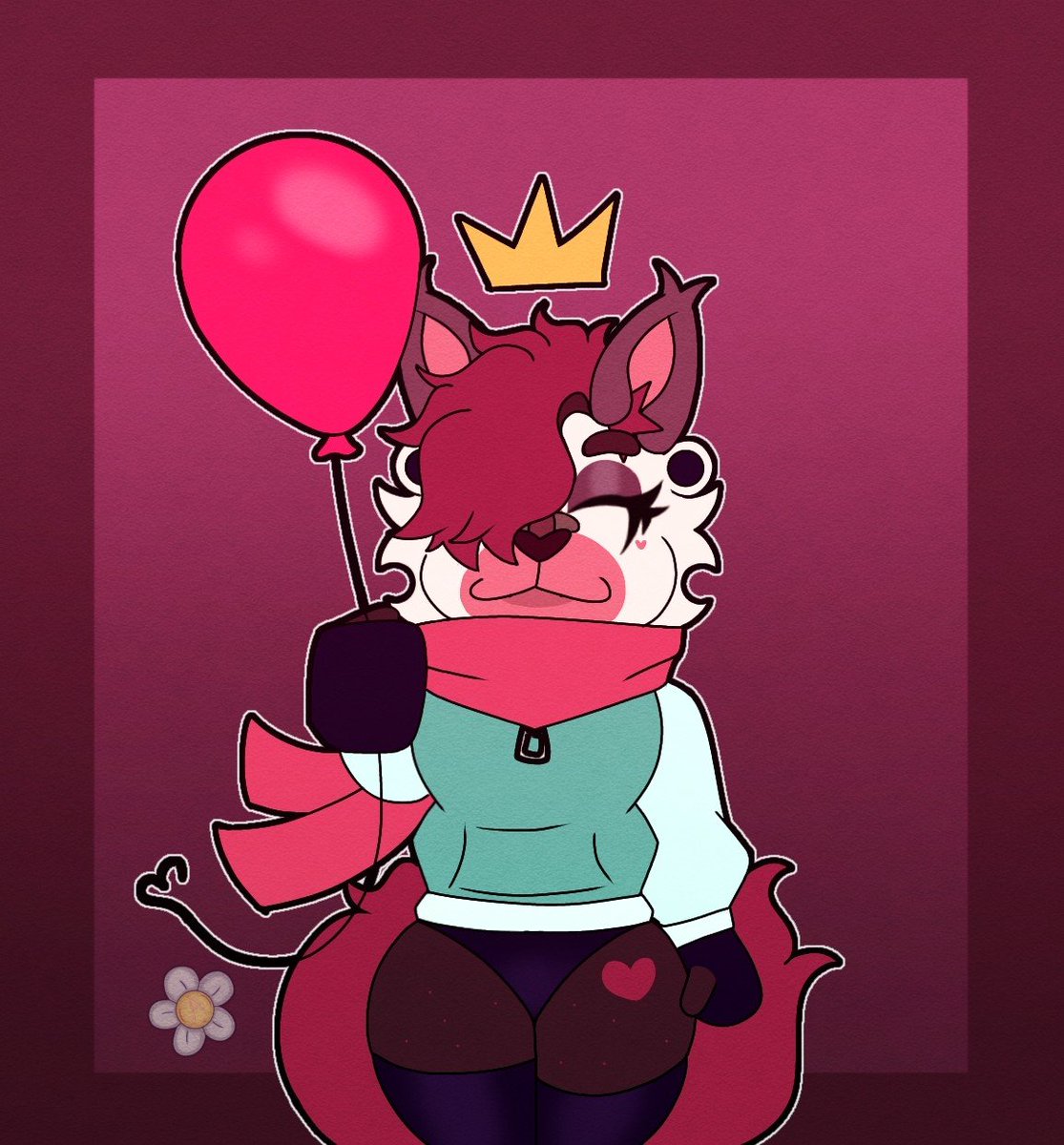Akira_K0mi's tweet photo. Take a balloon for you🎈🦊 https://t.co/K6JWoeAklv