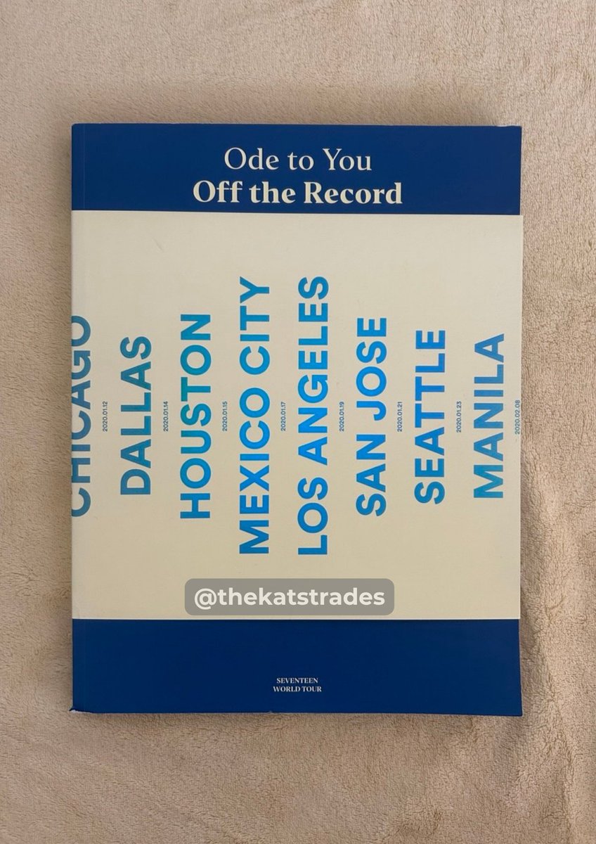 thekatstrades's tweet photo. WTS LFB PH Seventeen

Ode To You Off the Record Inclusions
Photobook (w/flaws)-PHP 300
Photocards-PHP 100 each

MOP: Gcash
MOD: GGX, LBC, J&amp;T
DM me for pics of condition.
#WTS #SEVENTEEN https://t.co/VqwiIq69sW