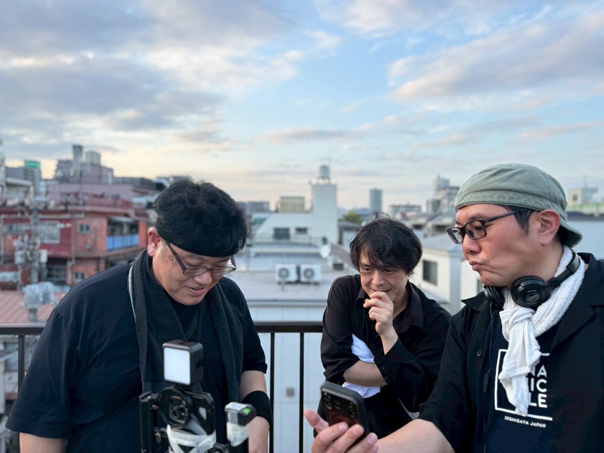 takeshi014's tweet photo. 昨日は監督・脚本のショート撮影でした。
無事に撮り切れて良かった…
そして梅雨時の不安定な中での奇跡的な好天。
天が運に味方した瞬間でした。

タイトルは
「この世の果てのアリア」

７月中旬ごろのアップ予定です。 https://t.co/KsqgNjUe6C