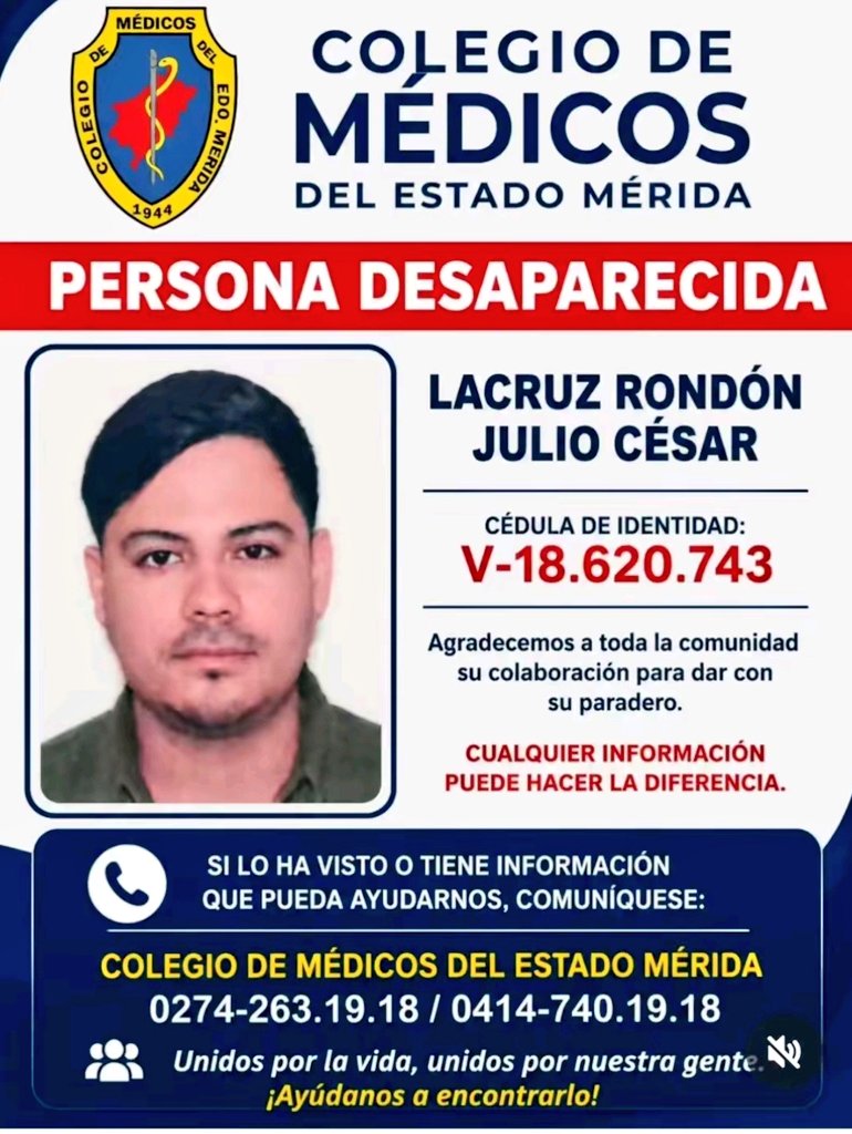 Mary_Jar's tweet photo. Atención! 🆘🆘Continúa desaparecido.

Su última ubicación fue en el Hotel Catimar/ La Guaira.

Gracias por difundir. https://t.co/UPPAhSLlYw