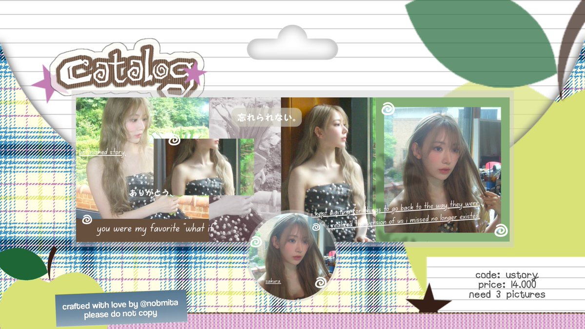 nobmita's tweet photo. help repost, timamacii! #bealanja

hayii! kenalan yuk sama 4 katalog layout baru kayne ૮₍´˶• . • ⑅ ₎ა bantu ospek yaa mentemen! jika ada kesamaan dengan yang lain let me know! ♥︎

semua layout ufs yaaa, jika berminat bisa langsung dm aku! ᐢ..ᐢ https://t.co/RcLstejXD3