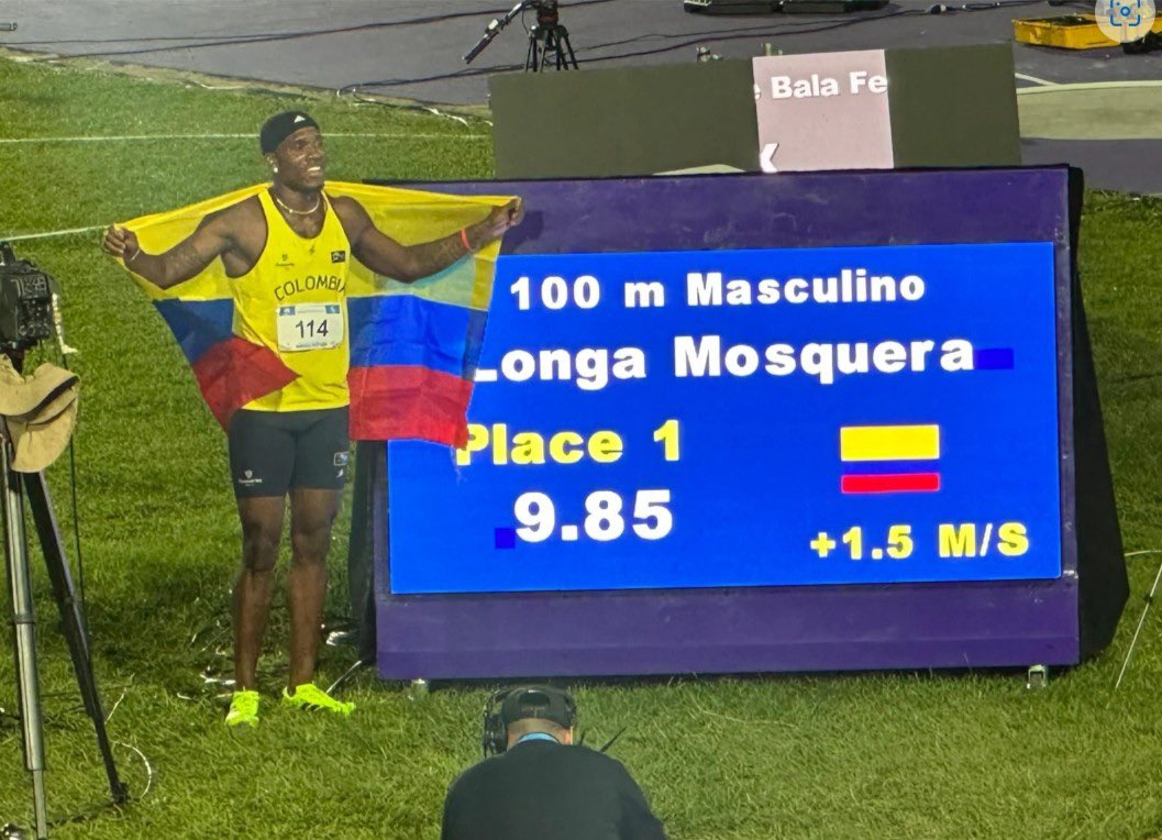 IDRD's tweet photo. ¡Buen balance! Con ocho medallas (3 de oro, 2 de plata y 3 de bronce) para Colombia, terminó el #EquipoBogotá su participación en el Campeonato Panamericano Mayores de Atletismo, disputado en Medellín. 💛❤️

Los oros fueron conseguidos por Ronal Longa (100 mts planos), María Fernanda Murillo (heptatlón) y Melany Bolaños y Lina Licona (4x400 relevo femenino); las platas fueron de Carlos Sanmartín (5.000 mts), Melany Bolaño y Lina Licona (4x400 mts relevo mixto). Y los bronces para Eider Arévalo (Media Maratón Marcha), Lina Licona (400 mts planos) y Carlos Palacios (4x100 mts relevo masculino). 

Longa hizo récord personal, nacional y suramericano; Murillo pasó a ser segunda en el escalafón nacional y puso récord nacional en los 100 metros vallas (una de las pruebas del heptatlón); y Bolaño y Licona hicieron récord nacional en el 4x400 mts femenino. Los cuatro clasificaron a los Juegos Panamericanos Lima 2027. 🔥

📸 Sebastián Lasquera/Consudatle.