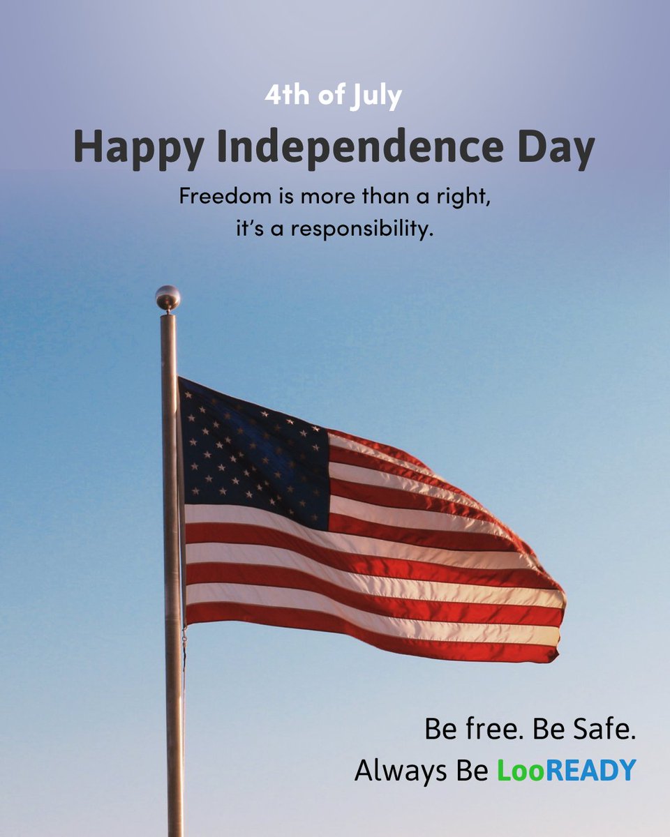 looready's tweet photo. Happy 4th of July! 🇺🇸
Freedom means feeling confident wherever life takes you—including public restrooms. Stay protected, travel smart, and Always Be LooREADY. 💚
Be LooREADY: https://t.co/2ouAei2TmW
#LooREADY #Happy4thOfJuly #IndependenceDay #TravelEssentials #HygieneOnTheGo https://t.co/nDfqop2vSC