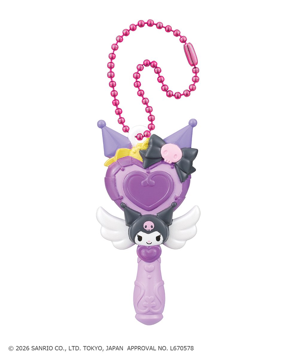 ラインナップは全5種🎵 🖤クロミ 🩷マイメロディ 🍮ポムポムプリン