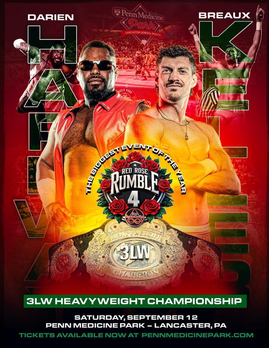 MrTarick's tweet photo. Recent Wrestling Design Work 🔥

Thank you to everyone who continues to trust Luxe Design &amp; Media with bringing your vision to life.

🎟️ Tickets for the biggest event of the year, Red Rose Rumble 4, are on sale now at https://t.co/jwu8dmpNI6!  

#Wrestling #ProWrestling https://t.co/mmkOxkWxTY