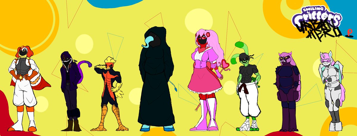 ArthurFoxygame1's tweet photo. @Clovmoon é de uma AU de poppy playtime que eu to fazendo. o conceito é "e se a playtime existisse até os anos 2000s e criasse uma linha de brinquedos de super heróis, so que usando a propriedade intelectual que ela ja possui?" sla, parece uma ideia legal pra mim https://t.co/nTZ7Oq5sEF