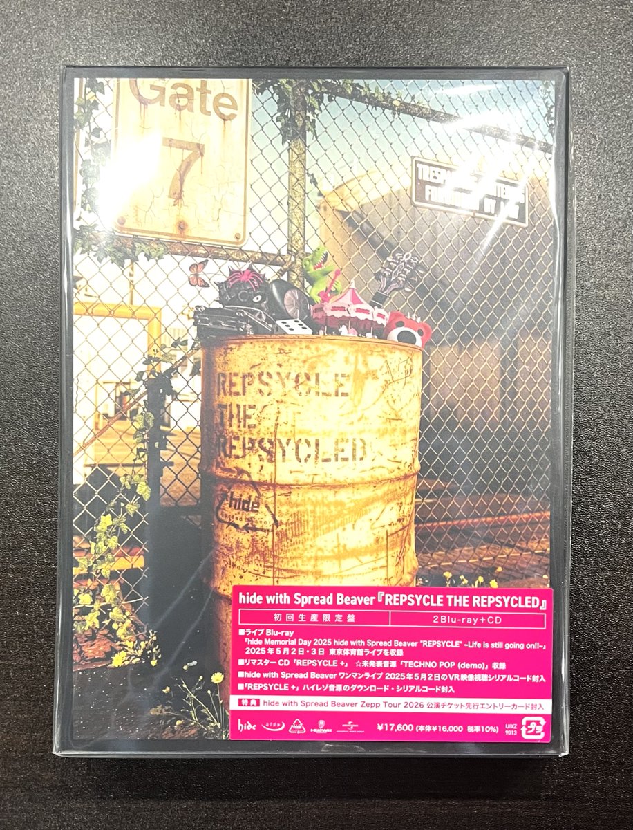 東京店】💫本日フラゲ日💫 hide with Spread Beaver 『REPSYCLE THE