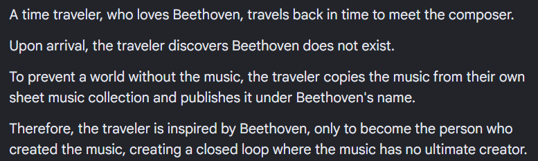 VIIskies_'s tweet photo. @AstralDepthsTR @YoItsWersal @YVoitekhov72978 But that doesn't work, because the time traveler still has sheet music of Beethoven. It's honestly adorable to watch you try to logic your way out of this https://t.co/STaGhfRIke