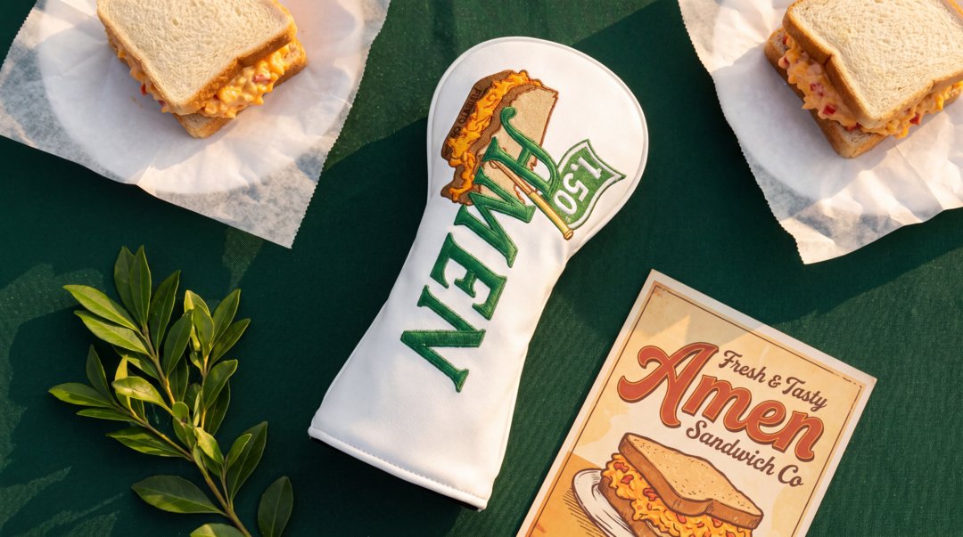 hyperfavor's tweet photo. Some culinary legends aren't born from complexity, but from standing the test of time alongside a prestigious tournament. The iconic $1.50 Pimento Cheese sandwich at Augusta is exactly that.

#Hyperfavor #golfheadcover #golf #golfer #golflife https://t.co/9igMgRWuJt