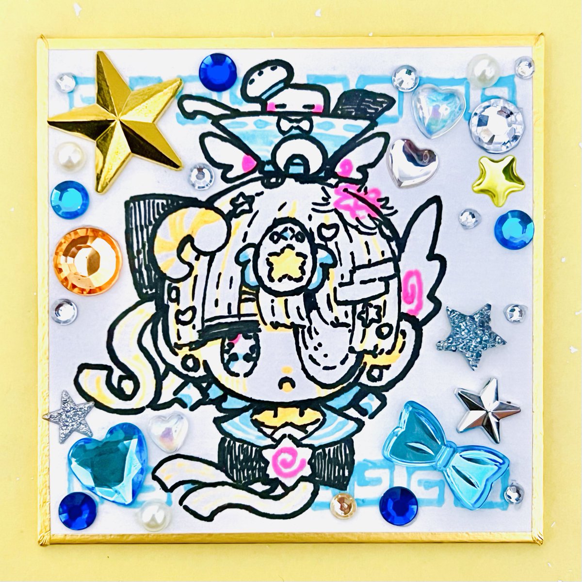 Dotaku92's tweet photo. #今月描いた絵を晒そう
いろいろ描いてたつもりだったけど上げてたの色紙だけでした https://t.co/Ql37RPnvup