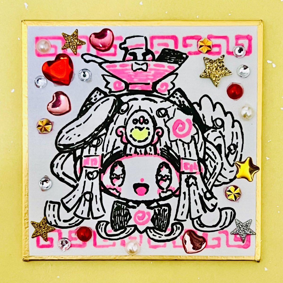 Dotaku92's tweet photo. #今月描いた絵を晒そう
いろいろ描いてたつもりだったけど上げてたの色紙だけでした https://t.co/Ql37RPnvup