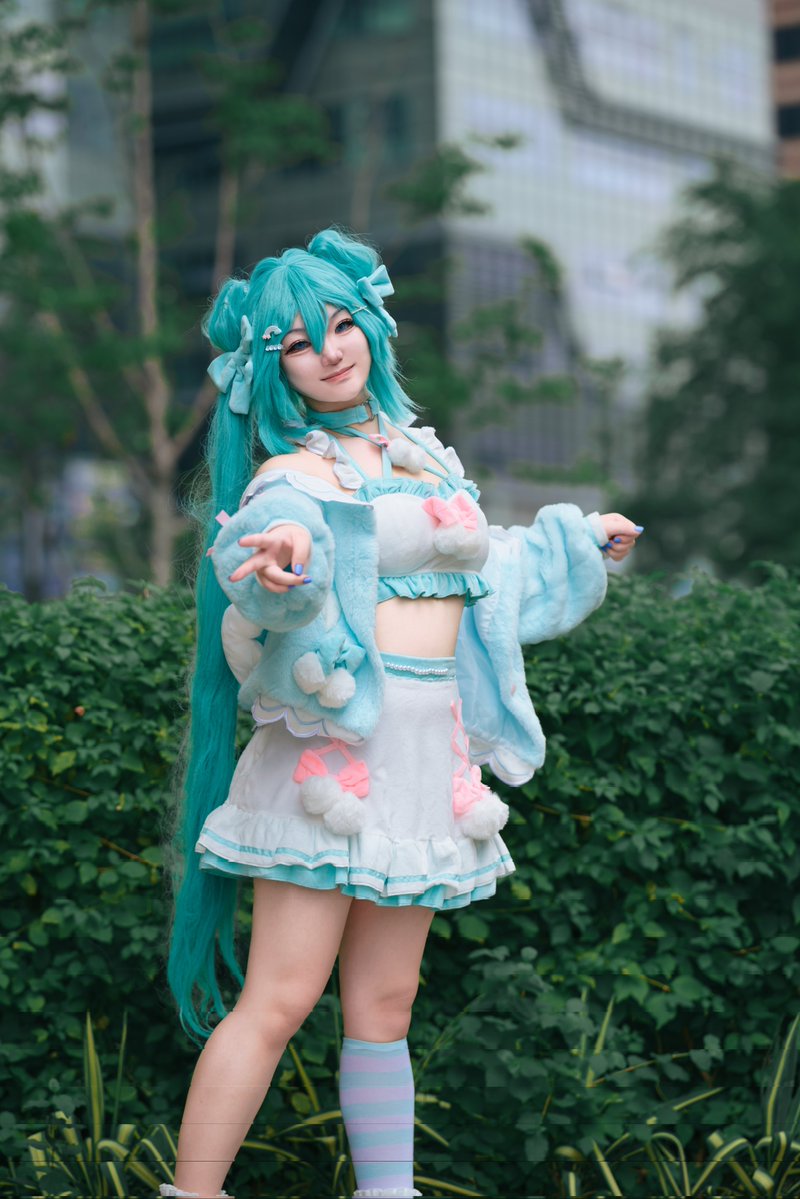 Lay_302108's tweet photo. #하츠네미쿠 #코스프레 
#HatsuneMiku #Cosplay 
#初音ミク #コスプレ 

야호🩵 https://t.co/KqK51kkE2n